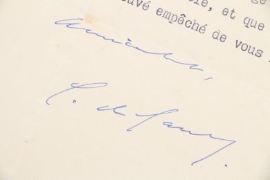 DE GAULLE : Lettre dactylographiée, datée, signée du Général de Gaulle au commandant Roque  - Signed book, First edition - Edition-Originale.com