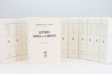 DE GAULLE : Lettres, Notes et Carnets - Prima edizione - Edition-Originale.com