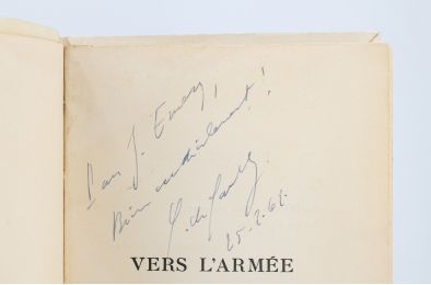 DE GAULLE : Vers l'armée de métier - Autographe, Edition Originale - Edition-Originale.com