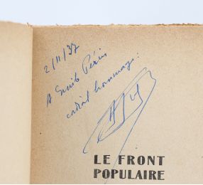 DEAT : Le Front Populaire au tournant - Libro autografato - Edition-Originale.com