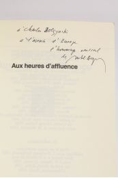 DEGUY : Aux heures d'affluence - Signed book, First edition - Edition-Originale.com
