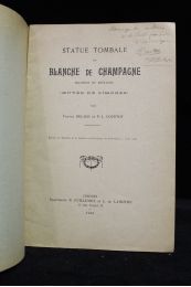 DELAGE : Statue tombale de Blanche de Champagne duchesse de Bretagne (oeuvre de Limoges) - Signed book, First edition - Edition-Originale.com