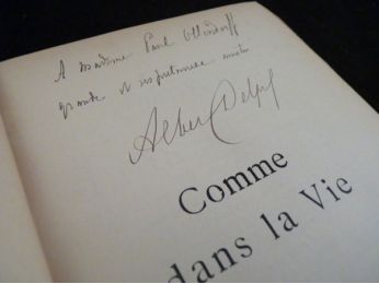 DELPIT : Comme dans la vie - Signed book, First edition - Edition-Originale.com