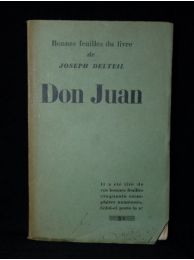 DELTEIL : Don Juan - Autographe, Edition Originale - Edition-Originale.com