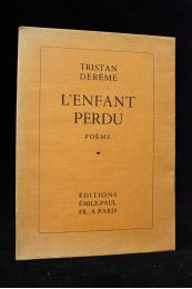 DEREME : L'enfant perdu - First edition - Edition-Originale.com