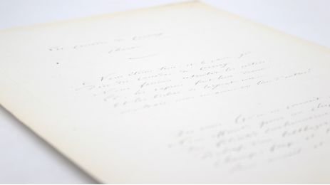 DEROULEDE : Manuscrit de la chanson Les cascades de Cernay  - Autographe, Edition Originale - Edition-Originale.com