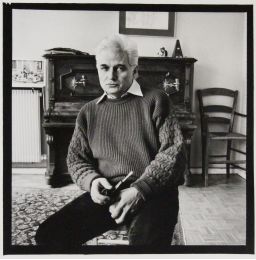 DERRIDA : Portrait de Jacques Derrida. Photographie Originale de l'artiste - Prima edizione - Edition-Originale.com