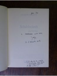DERRIDA : Schibboleth pour Paul Celan - Libro autografato, Prima edizione - Edition-Originale.com