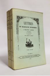 DESBORDES-VALMORE : Lettres de Marceline Desbordes à Prosper Valmore - Edition Originale - Edition-Originale.com