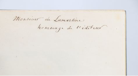 DESBORDES-VALMORE : Poésies inédites - L'exemplaire d'Alphonse de Lamartine - Libro autografato, Prima edizione - Edition-Originale.com