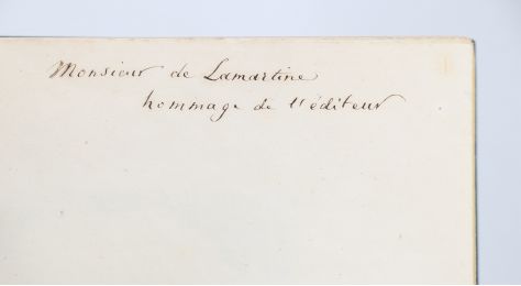 DESBORDES-VALMORE : Poésies inédites - L'exemplaire d'Alphonse de Lamartine - Autographe, Edition Originale - Edition-Originale.com