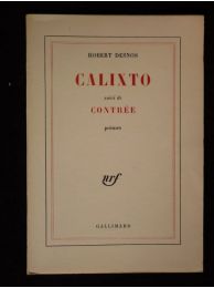 DESNOS : Calixto suivi de Contrée - Edition Originale - Edition-Originale.com