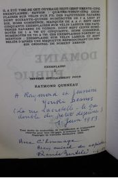 DESNOS : Domaine public - Libro autografato, Prima edizione - Edition-Originale.com