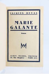 DEVAL : Marie galante - Prima edizione - Edition-Originale.com