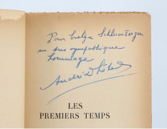 DHOTEL : Les premiers temps - Autographe, Edition Originale - Edition-Originale.com