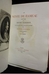 DIDEROT : Le neveu de Rameau. Satire par Denis Diderot revue sur les textes originaux et annotée par Maurice Tourneux - Edition-Originale.com