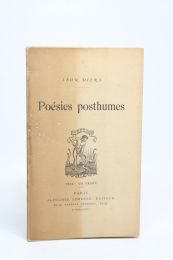 DIERX : Poésies posthumes - Prima edizione - Edition-Originale.com