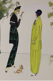 DOEUILLET : La Matinée de printemps. Costumes tailleur de Doucet (pl.36, La Gazette du Bon ton, 1914 n°4) - Prima edizione - Edition-Originale.com