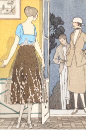 DOEUILLET : Vous ne serez jamais prêts. Tailleur et Robe de dîners, de Doeuillet (pl.22, La Gazette du Bon ton, 1920 n°3) - Prima edizione - Edition-Originale.com