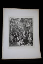 Cervantès, Don Quichotte, Puis il alla prendre la bénédiction de son seigneur. Tome 2, ch.44 - Erste Ausgabe - Edition-Originale.com