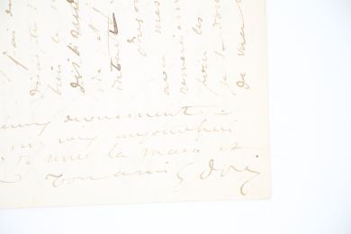 DORE : Lettre autographe signée adressée à Paul Dalloz - Signiert, Erste Ausgabe - Edition-Originale.com