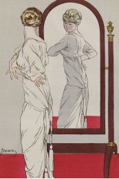 Costumes parisiens. Robe de linon de fil (pl.98, Journal des Dames et des Modes, 1913 n°42) - Edition Originale - Edition-Originale.com