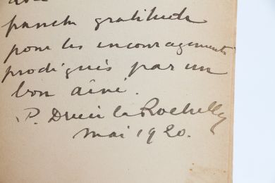DRIEU LA ROCHELLE : Fond de cantine - Libro autografato, Prima edizione - Edition-Originale.com