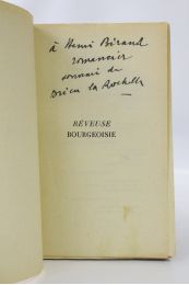 DRIEU LA ROCHELLE : Rêveuse bourgeoisie - Autographe, Edition Originale - Edition-Originale.com