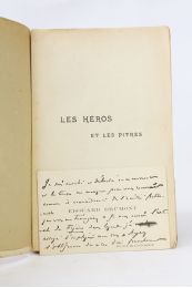 DRUMONT : Les héros et les pitres - Signiert, Erste Ausgabe - Edition-Originale.com