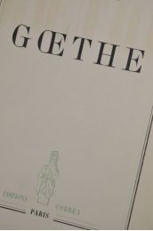 DU BOS : Goethe - First edition - Edition-Originale.com