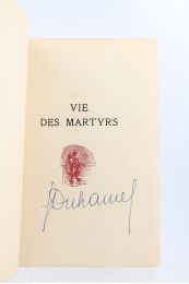 DUHAMEL : Vie des martyrs - Signed book, First edition - Edition-Originale.com