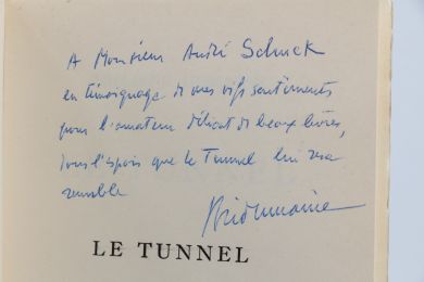 DUMAINE : Le tunnel - Libro autografato, Prima edizione - Edition-Originale.com