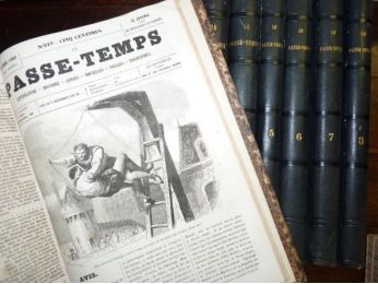 DUMAS : Le Passe-temps, journal hebdomadaire, tête de collection du n°1 du 3  mai 1856 au n°611 du 20 février 1864 - Edition Originale - Edition-Originale.com