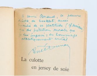 DUNAN : La culotte en jersey de soie - Signiert, Erste Ausgabe - Edition-Originale.com
