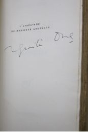 DURAS : L'après-midi de monsieur Andesmas - Libro autografato, Prima edizione - Edition-Originale.com