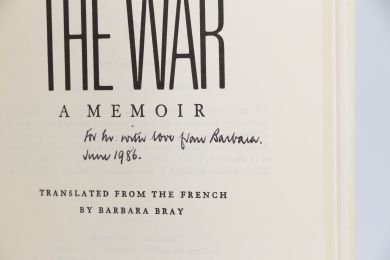 DURAS : The War : a memoir - Signed book, First edition - Edition-Originale.com