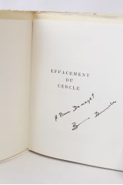 DUROCHER : Effacement du cercle - Autographe, Edition Originale - Edition-Originale.com