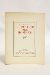DURTAIN : Le retour des hommes - Edition Originale - Edition-Originale.com