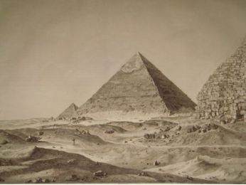 Description De L Egypte Pyramides De Memphis Vue De La Seconde Pyramide Prise Du Cote Du