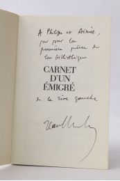 DUTOURD : Carnet d'un émigré - Signiert, Erste Ausgabe - Edition-Originale.com