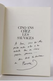 DUTOURD : Cinq ans chez les sauvages - Signed book, First edition - Edition-Originale.com
