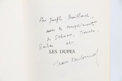 DUTOURD : Les dupes - Signed book, First edition - Edition-Originale.com