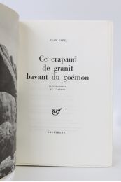 EFFEL : Ce crapaud de granit bavant du goémon - Edition Originale - Edition-Originale.com