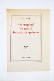 EFFEL : Ce Crapaud de Granit bavant du Goémon - Prima edizione - Edition-Originale.com