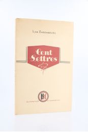 EHRENBOURG : Cent Lettres - Erste Ausgabe - Edition-Originale.com