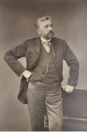 EIFFEL : Portrait photographique dédicacé de Gustave Eiffel - Signiert, Erste Ausgabe - Edition-Originale.com