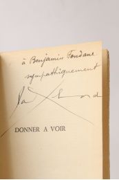 ELUARD : Donner à voir - Libro autografato, Prima edizione - Edition-Originale.com