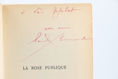 ELUARD : La rose publique - Autographe, Edition Originale - Edition-Originale.com