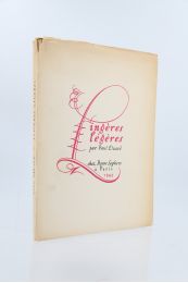 ELUARD : Lingères légères - Prima edizione - Edition-Originale.com
