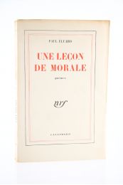 ELUARD : Une Leçon de Morale - Edition Originale - Edition-Originale.com